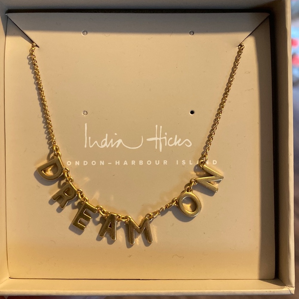 India Hicks - brand new in the box - dream on necklace and it’s in gold